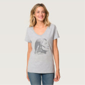 T-shirt Peinture de guerre folle de cheval (Devant entier)