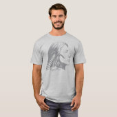 T-shirt Peinture de guerre folle de cheval (Devant entier)
