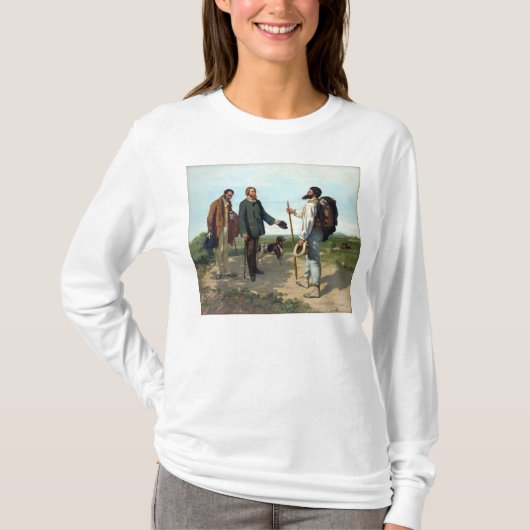 T-shirt Peinture de Gustave Courbet (Devant)
