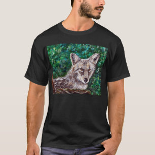 T-shirt Peinture de jardin Coyote