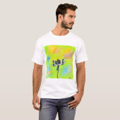 T-shirt Peinture de libellules chatoyante (Devant entier)