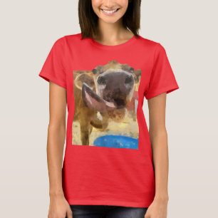 T-shirt Peinture de lick de vache