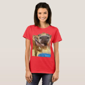 T-shirt Peinture de lick de vache (Devant entier)