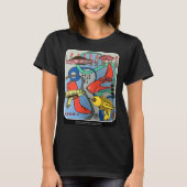 T-shirt Peinture de 'Mid Century Mod Glamor Invasion' sur  (Devant)