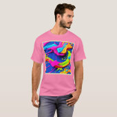 T-shirt Peinture de néon (Devant entier)