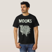 T-shirt Peinture de patch de bloc Mooks (Devant entier)