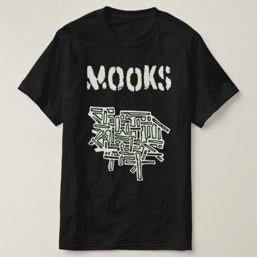T-shirt Peinture de patch de bloc Mooks (Design devant)