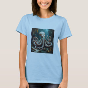 T-shirt Peinture de pieuvre