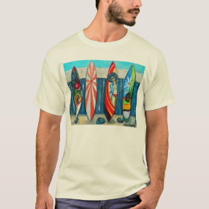 T-shirt Peinture de planches de surf