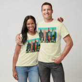 T-shirt Peinture de planches de surf (Unisexe)