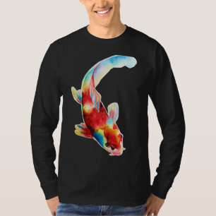 T-shirt Peinture de poisson de Koi