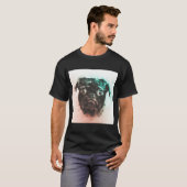 T-shirt Peinture de Pug (Devant entier)
