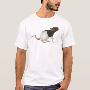 T-shirt Peinture de rat d'animal familier