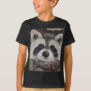 T-shirt Peinture de Raton Laveur
