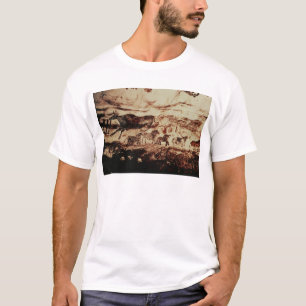 T-shirt Peinture de roche d'une vache à saut