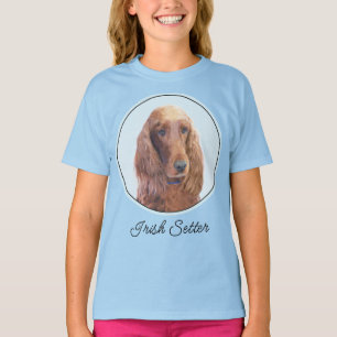 T-shirt Peinture de Setter irlandais - Joli art original d