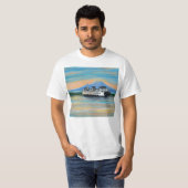 T-shirt Peinture de traversier Sunrise (Devant entier)