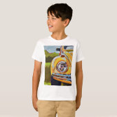T-shirt Peinture de VW Bug - Cadeau pour les amateurs de V (Devant entier)