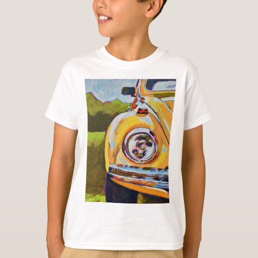 T-shirt Peinture de VW Bug - Cadeau pour les amateurs de V (Devant)