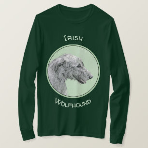 T-shirt Peinture de Wolfhound en Irlande - Beau art origin