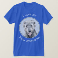 Peinture de Wolfhound en Irlande - Beau art origin