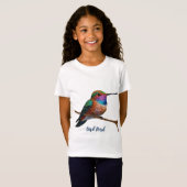 T-Shirt Peinture des colibris de Vibrant Allen (Devant entier)