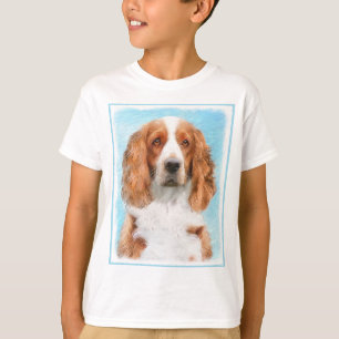 T-shirt Peinture d'espagnol Welsh Springer - Art original 