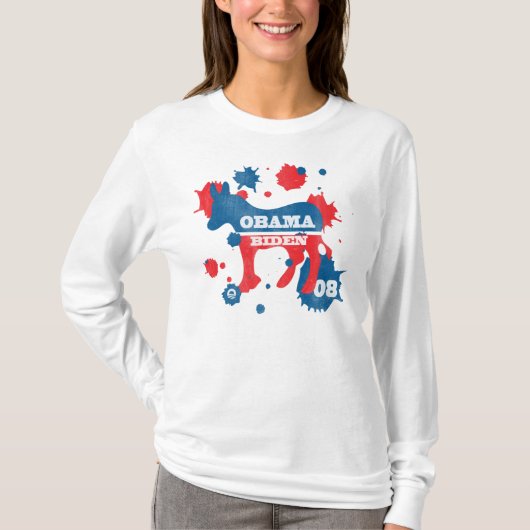 T-shirt Peinture d'Obama Biden (Devant)
