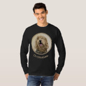 T-shirt Peinture d'Otterhound - Joli art original de chien (Devant entier)