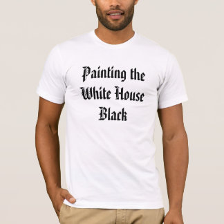 T-shirt Peinture du noir de la Maison Blanche