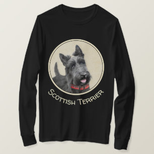 T-shirt Peinture écossaise Terrier - Cute Original Dog Ar