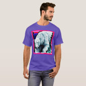T-shirt Peinture étonnante d'un ours polaire. Commandez dè (Devant entier)