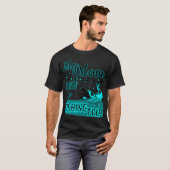 T-shirt Peinture expressionniste d'un chat pêcheur (Devant entier)