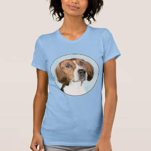 T-shirt Peinture Foxhound en anglais - Joli art original c