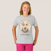 T-shirt Peinture galloise Terrier - Cute Original Chien Ar (Devant entier)