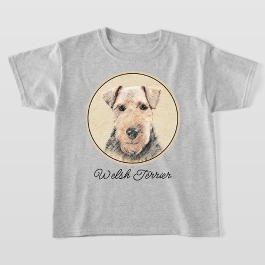 T-shirt Peinture galloise Terrier - Cute Original Chien Ar (Poser)