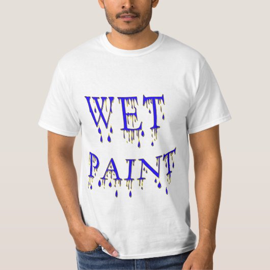 T-shirt Peinture humide (Devant)