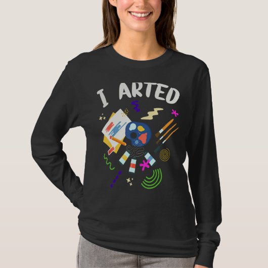 T-shirt Peinture I Art (Devant)