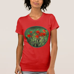 T-shirt Peinture indienne de pinceau - Art Fleur original