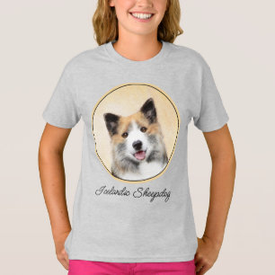 T-shirt Peinture islandaise pour chien de mer - Art origin