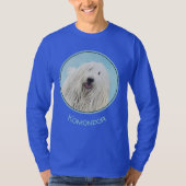 T-shirt Peinture Komondor - Belle peinture originale de ch (Devant)