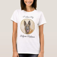 Peinture Malinoise belge - Cute Original Chien Art