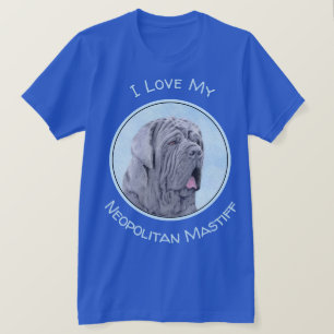 T-shirt Peinture Mastiff Neopolitan - Art Chien original