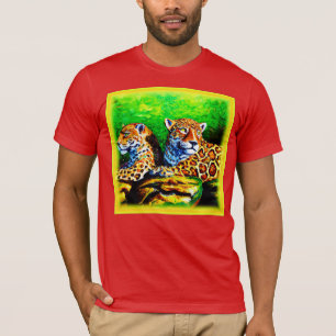 T-shirt Peinture mignonne des Jaguars. Commandez dès maint