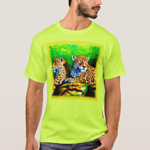 T-shirt Peinture mignonne des Jaguars. Commandez dès maint