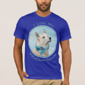T-shirt Peinture norvégienne Buhund - jolie art original c (Devant)