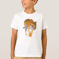 Peinture numérique de tee-shirts de tigre