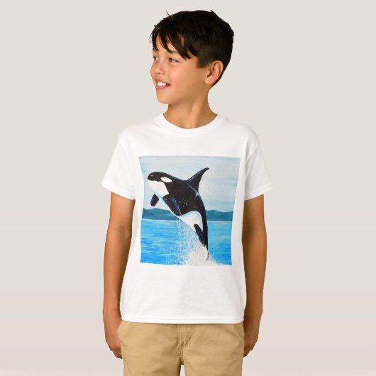 T-shirt Peinture Orca (Devant entier)