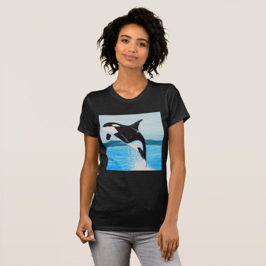 T-shirt Peinture Orca (Devant entier)