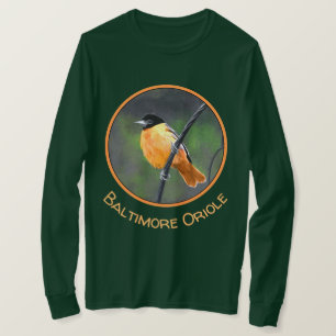 T-shirt Peinture Oriole - Art Original d'Oiseaux